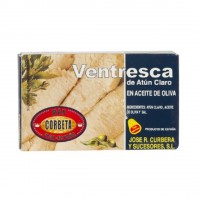 Lata de 120g de Ventresca de Atún Claro en Aceite de Oliva Corbeta