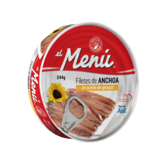 Lata de 244 g. de Anchoa en Aceite de Girasol El Menú 2