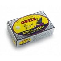 Lata de 120ml de Bonito Añada en Aceite de Oliva Ortiz Peso escurrido 82g
