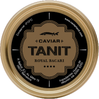 Tarro de 10gr de Caviar de Esturión Acipenser Baeri-Acipenser Nacarii Tanit