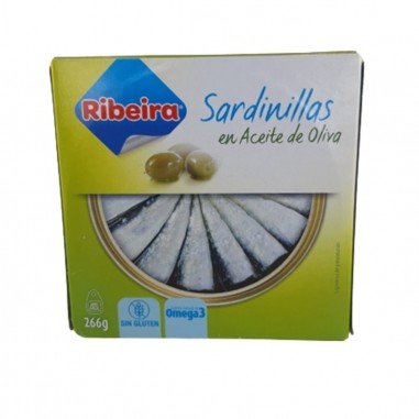 Sardinillas en aceite de oliva  35/45  piezas