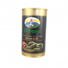 Tarro de 130 g de Pepinillos Rellenos de Anchoa El Faro