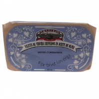 Filetes de trucha ahumados en aceite de oliva 90g.