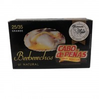 Berberechos al natural 25/35 piezas grande. Berberecho de Noia