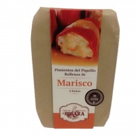 Pimientos de piquillo rellenos de marisco 250g