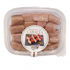 Bandeja de tapa de delicias de caballa 150g.