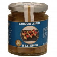 Delicias de caballa en aceite de oliva 220g