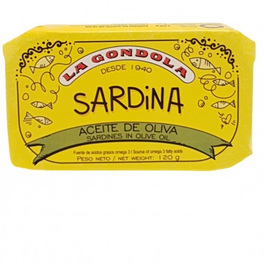 Comprar Sardinas en aceite de oliva, La Góndola en Salazones Diego.