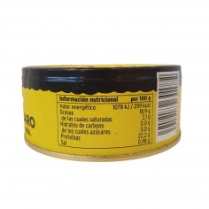 Lata de 160g de atún claro en aceite de girasol. Olympos. 2