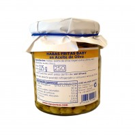 Habas fritas baby en aceite de oliva 225g