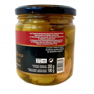Aceituna gordal rellena pimiento