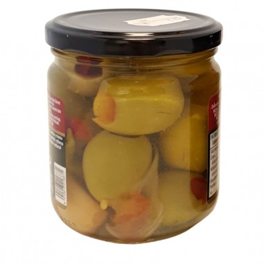 Aceituna gordal rellena pimiento