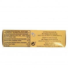 Lata de 120ml de Pulpo en Aceite de Oliva Mariscadora Peso neto 110g Peso escurrido 72g 2