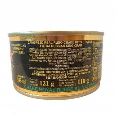 Cangrejo Real Ruso 100% patas