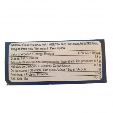 Ventresca de atún aceite de oliva  120g