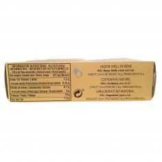 Lata de 120 g de navajas al natural de las Rías, Mariscadora 6/8 Piezas 2