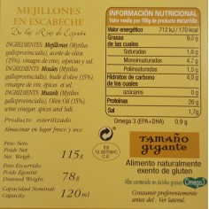 Mejillones en escabeche 6/8 piezas 2