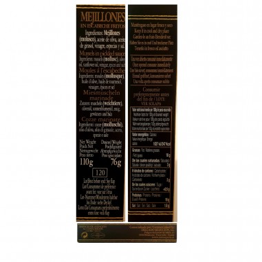 Mejillones en escabeche Rías Gallegas  4/6  piezas