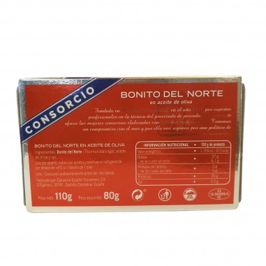 Bonito del norte en aceite de oliva 110g