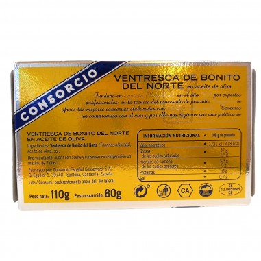 Ventresca de bonito del norte 110g