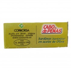 Lata de 90ml de sardinillas en aceite de oliva Cabo de Peñas 6/10 Piezas 2
