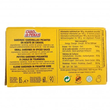 Sardinillas picantes  6/10  piezas