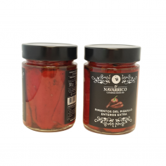 Pimientos de piquillo enteros extra el Navarrico 2