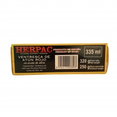 Ventresca de atún rojo en aceite de oliva Herpac en Salazones Diego 2
