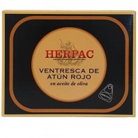 Ventresca de atún rojo en aceite de oliva Herpac en Salazones Diego