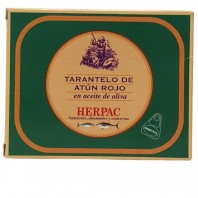 Lata de 335 g de tarantelo de atún rojo en aceite de olvia Herpac