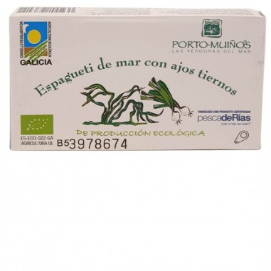 Espagueti del mar con ajos tiernos 115g