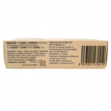 Ensalada algas en aceita oliva 120g