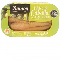 Filetes de caballa en aceite de oliva 115g