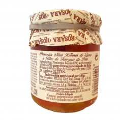 Pimientos cherry relleno foie 9/15 piezas 2