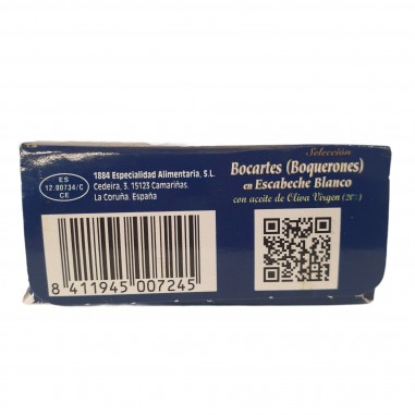 Bocartes en escabeche blanco con aceite de...