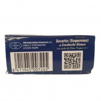 Bocartes en escabeche blanco con aceite de oliva 115g