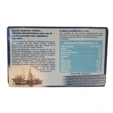 Bocartes en escabeche blanco con aceite de...