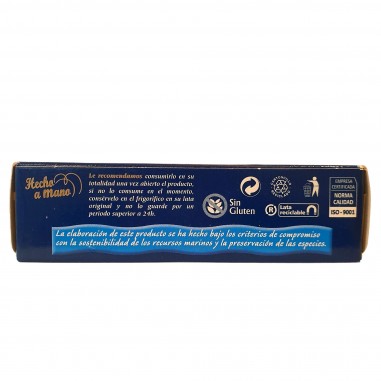 Pulpo con aceite de oliva virgen 115g