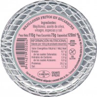 Mejillones fritos en escabeche 6 piezas