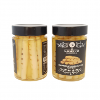 Espárragos braseados aliñados