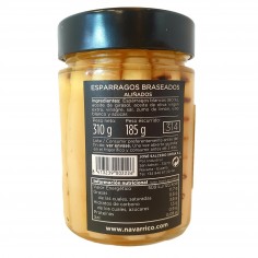 Espárragos braseados aliñados el Navarrico 2