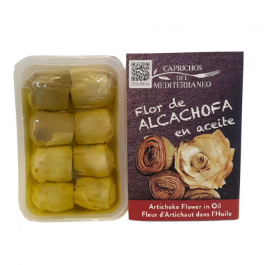 Flor de alcachofa en aceite 8 piezas