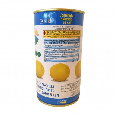 Aceituna rellena anchoa 150g
