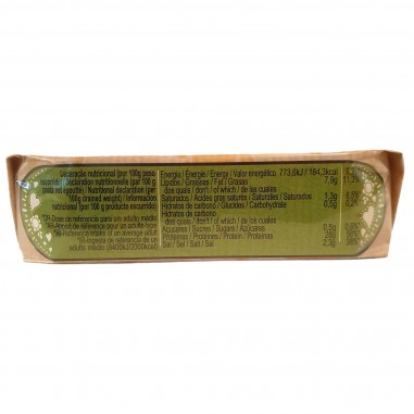 Bacalao en aceite de oliva ajo ecológico 120g