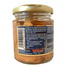 Morillo de atún en aceite de oliva 250g Herpac Peso neto 250g Peso escurrido 150g 2