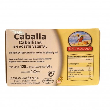 Caballita aceite vegetal 4/6 piezas