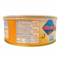 Atún claro en aceite vegetal 750g 2