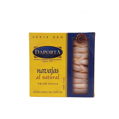 Navajas al natural 18/20 piezas