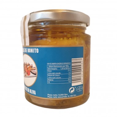 Delicias de bonito en aceite de oliva 220g