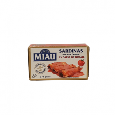 Sardinas en tomate  3/4  piezas